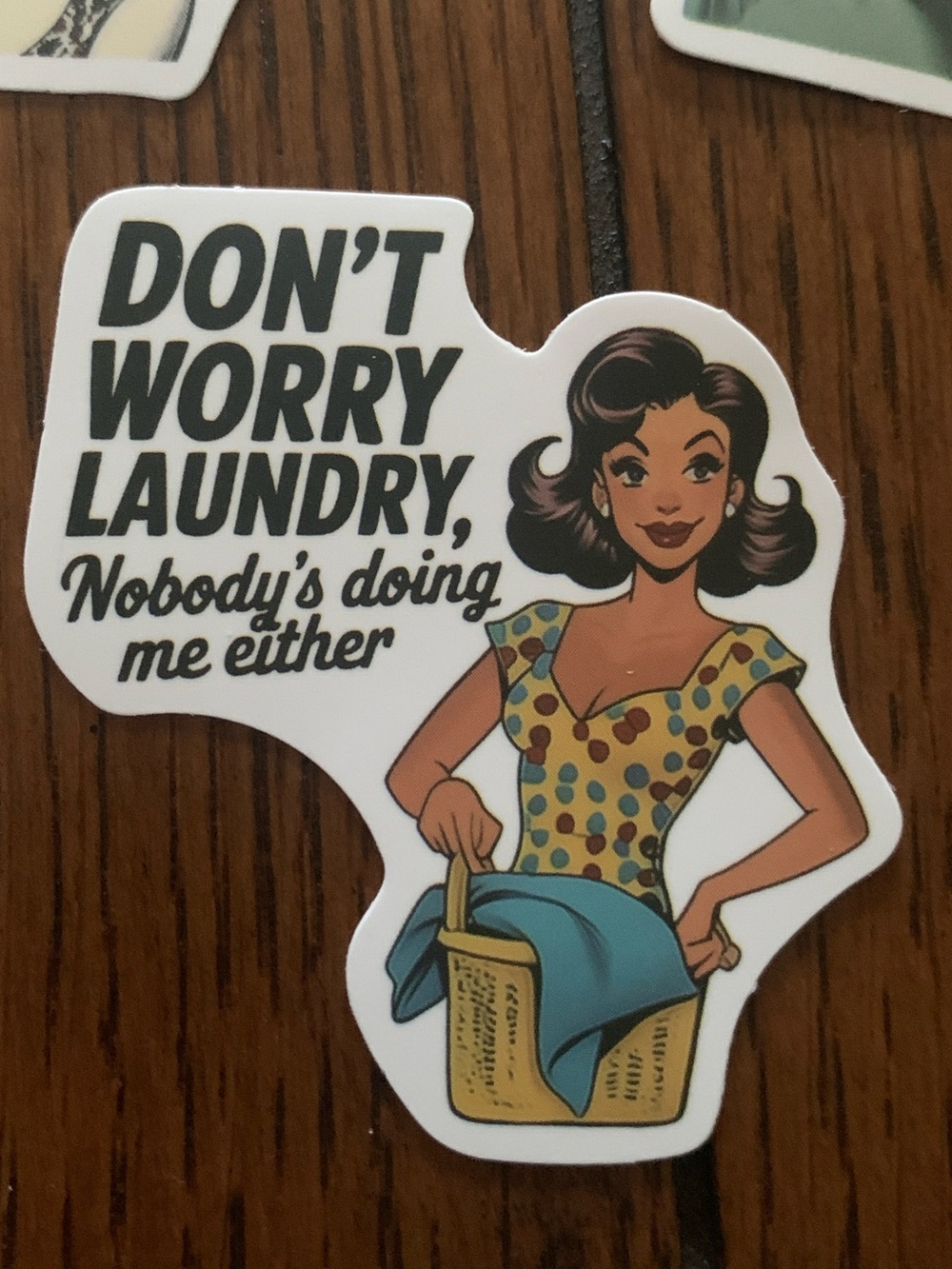 50 Piece Snarky Humorous Retro Sticker Set - Picture 8 of 11